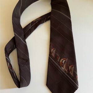 Elegant Nautical Design Men's Tie